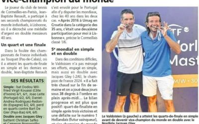 Un cormeillais vice-champion du monde !!  Bravo JB, l’ACSC est fier de te compter dans ses rangs 💪